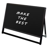 常磐精工 ブラックバリウススタンド看板 ブラックボード B1横ロウ片面 ウエイトアーム・水タンクセット（直送品）