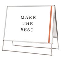 常磐精工 ポスターグリップスタンド看板 屋外用 B0横両面シルバー ウエイトアーム・水タンクセット PGSK-B0YRS-G-3SET（直送品）