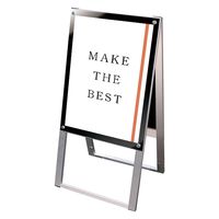 常磐精工 ポスター用スタンド看板 A2両面ブラック ウエイトアーム・水タンクセット PSSK-A2RB-3SET 1セット（直送品）