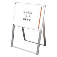 常磐精工 ポスター用スタンド看板 A2横片面ホワイト ウエイトアーム・水タンクセット PSSK-A2YKW-3SET 1セット（直送品）