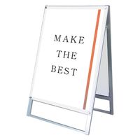 常磐精工 ポスター用スタンド看板 B1両面ホワイト ウエイトアーム・水タンクセット PSSK-B1RW-3SET 1セット（直送品）