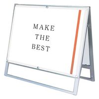 常磐精工 ポスター用スタンド看板 B1横ロウ両面ホワイト ウエイトアーム・水タンクセット PSSK-B1YLRW-3SET 1セット（直送品）