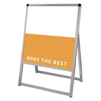 常磐精工 バリウススタンド看板 アルミ複合板 450×450片面 ウエイトアーム・水タンクセット VASKAP-450X450K-3SET（直送品）