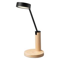 アイリスオーヤマ デスクライト Qi充電シリーズ 平置きタイプ 調光・調色 LEDデスクライト LDL-QF02DL-T ウッド（直送品）