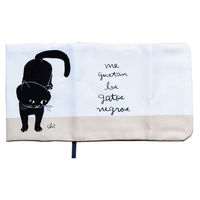 TTC 神保町にゃんこ堂 文庫本サイズ ブックカバー necoya黒ねこ 574385 1個