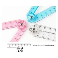 ミドリ マルチ定規＜３０ｃｍ＞　ピンク 42267006 10本（直送品）