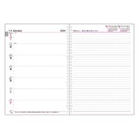 コレクト 日記リーフ　ウィーク　Ａ４　３０穴 C-4657(2024) 2冊（直送品）