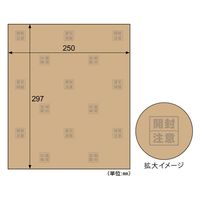 ヒサゴ ◎梱包紙 クラフト 開封注意 KP007 1セット(3冊)（直送品）