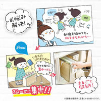 ソニック スムーズ学習バッグタグ付きアイボリー LV-6089-I 1セット(6個)（直送品）