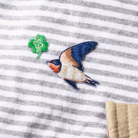 ヒサゴ 鳥刺繍ワッペンツバメ UTN201 1セット(5個)（直送品）