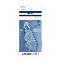 トンボ鉛筆 修正テープ モノエアーCA アッシュブルー 5mm 使い切りタイプ CT-CA5C44 1個