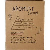 ジュピア アロマストリビング 室内用芳香剤 ホワイトフローラル 本体 265g 1個 晴香堂