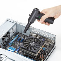 電動エアダスター コンパクト 逆さ噴射 風力3段階調整 CD-ADE5BK 1個 サンワサプライ（直送品）