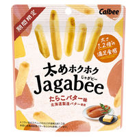 太めホクホクJagabee（じゃがビー） たらこバター味 12袋 カルビー スナック菓子 おつまみ