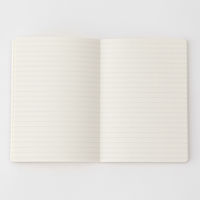 無印良品 上質紙 フラットに開くノート A6 横罫縦ドット 80枚 ライトグレー 良品計画