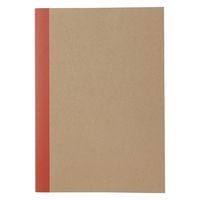 無印良品 ノート 無地 A5 ベージュ 30枚 糸綴じ 1セット（4冊） 良品計画