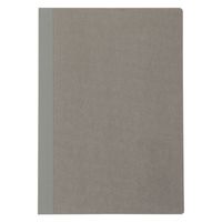 無印良品 上質紙 フラットに開くノート B6 横罫縦ドット 80枚 ライトグレー 1セット（5冊） 良品計画