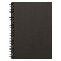 無印良品 ダブルリングノート 無地 B6 ダークグレー 80枚 1セット（2冊） 良品計画