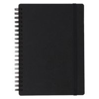 無印良品 上質紙 ダブルリングノート ゴム留付 B6　80枚 6mm横罫 1セット（5冊） 良品計画