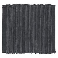 無印良品 インド綿手織コースター ダークグレー 約幅10×奥行10cm 1セット（2枚） 良品計画