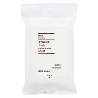 無印良品 携帯用くつみがきシート 12枚入 200×200mm 1セット（6個） 良品計画