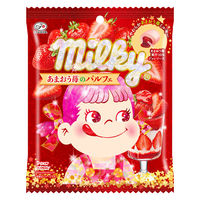 ミルキー（あまおう苺のパルフェ）袋 6袋 不二家 ソフトキャンディ