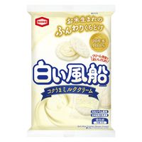 白い風船 コクうまミルククリーム 15枚入 6袋 亀田製菓 あられ せんべい ソフトせんべい 個包装 お配り