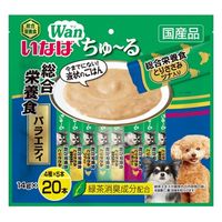 （バラエティパック）いなば ちゅーる 犬 総合栄養食 バラエティ 国産（14g×20本）3袋 ちゅ~る ドッグフード 犬用 ウェット おやつ