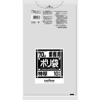 日本サニパック 業務用 厚くて丈夫なポリ袋 特厚 70L 厚さ:0.070 L78G（30枚:10枚入×3）
