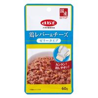 デビフ 鶏レバー＆チーズ ゼリータイプ 国産 60g 12袋 ドッグフード ウェット パウチ