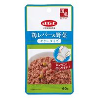 デビフ 鶏レバー＆野菜 ゼリータイプ 国産 60g 48袋 ドッグフード ウェット パウチ