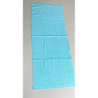 日繊商工 標準の薄さのカラータオル(ブルー)1枚袋入(200匁=約62g)ふわふわ総パイル CG200B-1P-(60) 1箱(60枚入)（直送品）