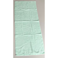 日繊商工 標準の薄さのカラータオル(緑)1枚袋入(200匁=約62g)ふわふわ総パイル CG200GR-1P-(120) 1箱(120枚入)（直送品）