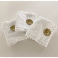 日繊商工 ふんわり無撚糸カラータオル(フェイスタオル:ホワイト) SVM220(W)-20 1箱(20枚入)（直送品）