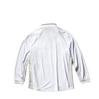 クロダルマ 長袖ポロシャツ ホワイト 4L 25475-90-4L 1枚（直送品）