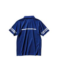 クロダルマ JIS T8118適合静電気防止半袖ポロシャツ ブルー 4L 26474-10-4L 1枚（直送品）