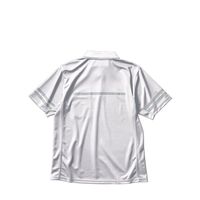 クロダルマ JIS T8118適合静電気防止半袖ポロシャツ ホワイト LL 26474-90-LL 1枚（直送品）