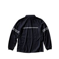 クロダルマ JIS T8118適合静電気防止長袖ポロシャツ ネイビー LL 25474-11-LL 1枚（直送品）