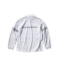 クロダルマ JIS T8118適合静電気防止長袖ポロシャツ ホワイト 4L 25474-90-4L 1枚（直送品）