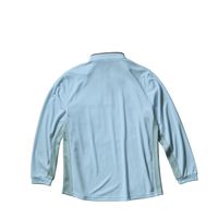 クロダルマ 長袖ポロシャツ サックス 3L 25475-19-3L 1枚（直送品）