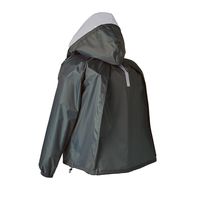 クロダルマ バッグインレインコート チャコールグレー 5L 47417-48-5L 1枚（直送品）