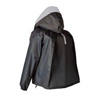 クロダルマ バッグインレインコート ブラック 4L 47417-49-4L 1枚（直送品）