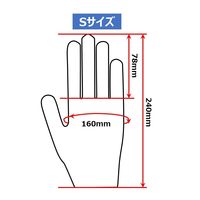アズワン サニーフーズニトリル手袋エコノミー 白 S 100枚入 2-4173-23 1箱(100枚)（直送品）