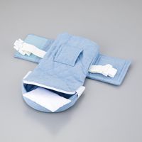 アズワン まもっ茶手(抜管防止ミトン)小児用 キルティング・ブルー 8-8945-33 1枚（直送品）