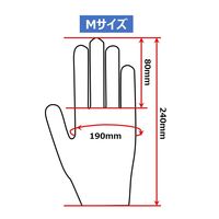 アズワン サニーフーズニトリル手袋エコノミー 白 M 100枚×10箱入 2-4173-72 1ケース(1000枚)（直送品）