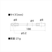 ジェフコム スネークヘッド JEFーSHーL 1ケ（直送品）