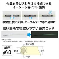 ジェフコム ジョイント釣り名人ロッド(イージージョイント) JELー6050ーR 1ケ（直送品）