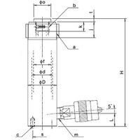 大阪ジャッキ製作所 E形パワージャッキ E5S18 1個（直送品）