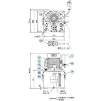 大阪ジャッキ製作所 G形油圧ポンプ GH1ーG 1個（直送品）