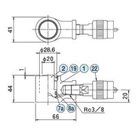 大阪ジャッキ製作所 T形パワージャッキ T04G1.5 1個（直送品）